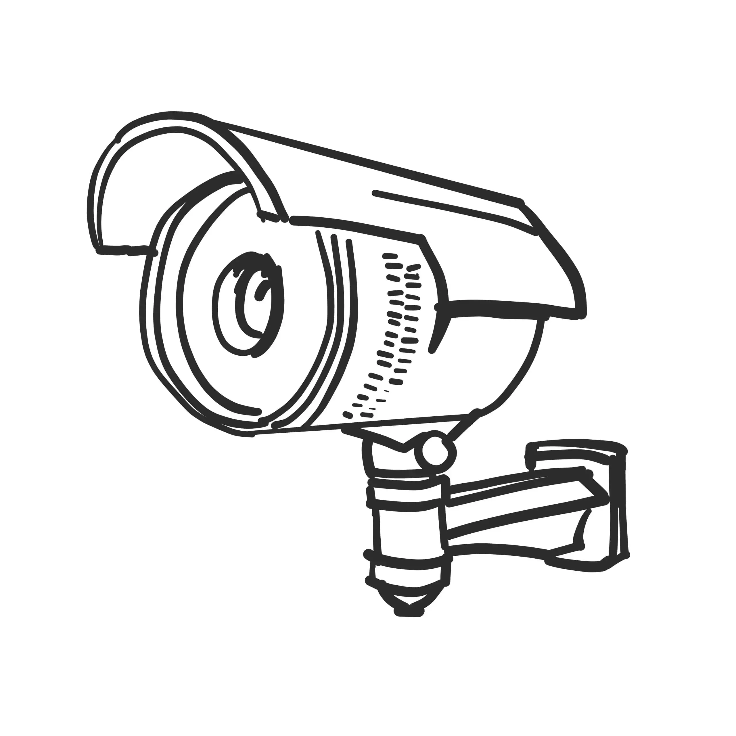 CCTV Camera White
